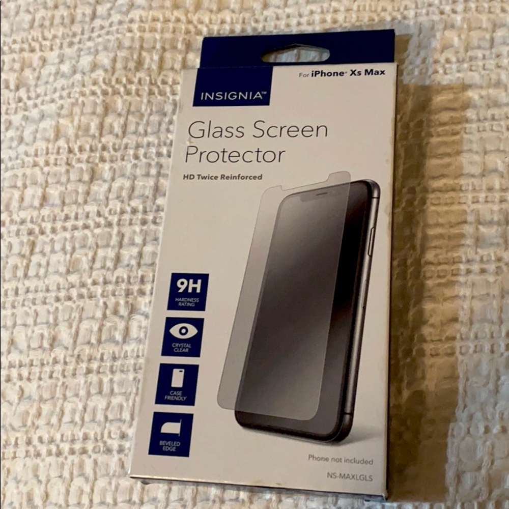 Glass Screen Protector iPhone Xs Max-New in Box